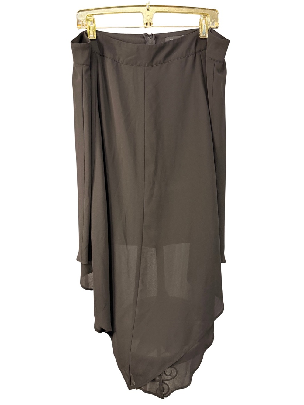 torrid Brown High-Low Chiffon Skirt